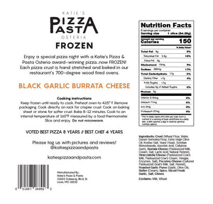 WOOD FIRED BLACK GARLIC PIZZA (Case)